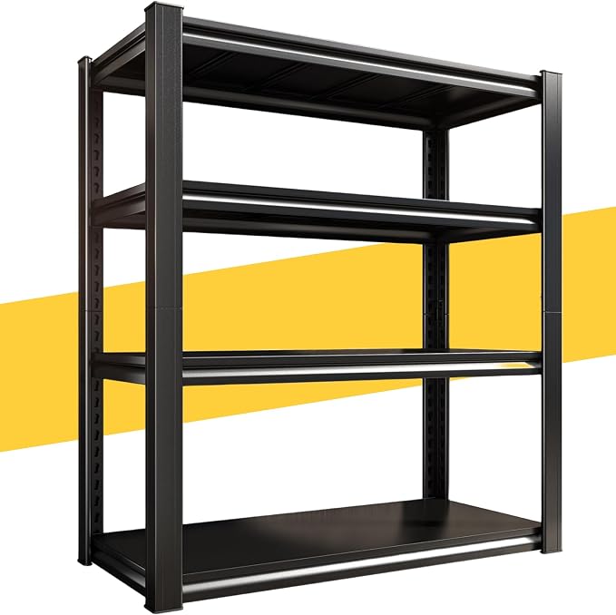 Raybee 40" W Garage Shelving 2000 LBS Storage Shelves 4 Tier Heavy Duty by Raybee