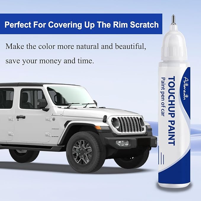 Bright White Touch Up Paint for JEEP-Exact Match–Chips and Nicks Paint Pen of - Image 6