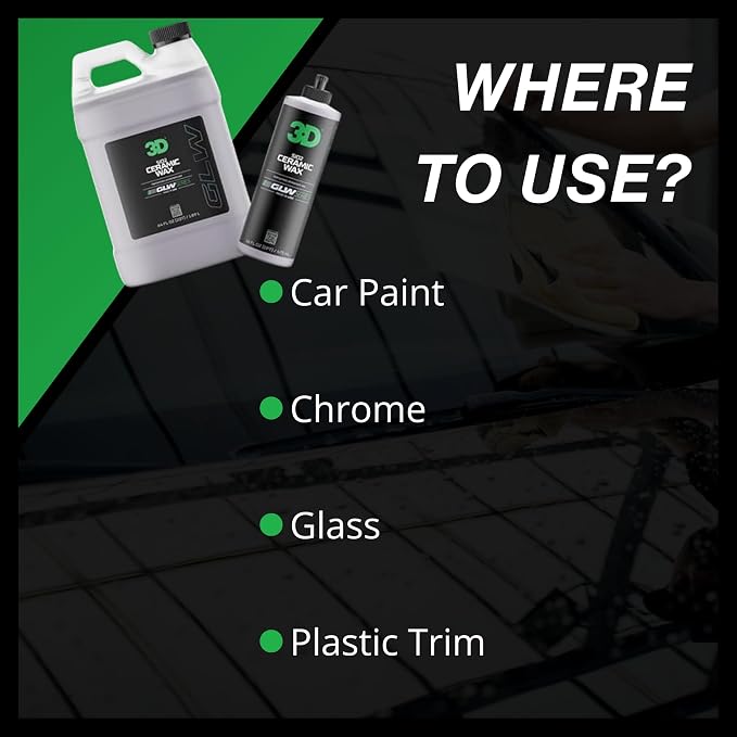 3D GLW Series Ceramic Wax – SiO2 Infused Car Wax - Image 5