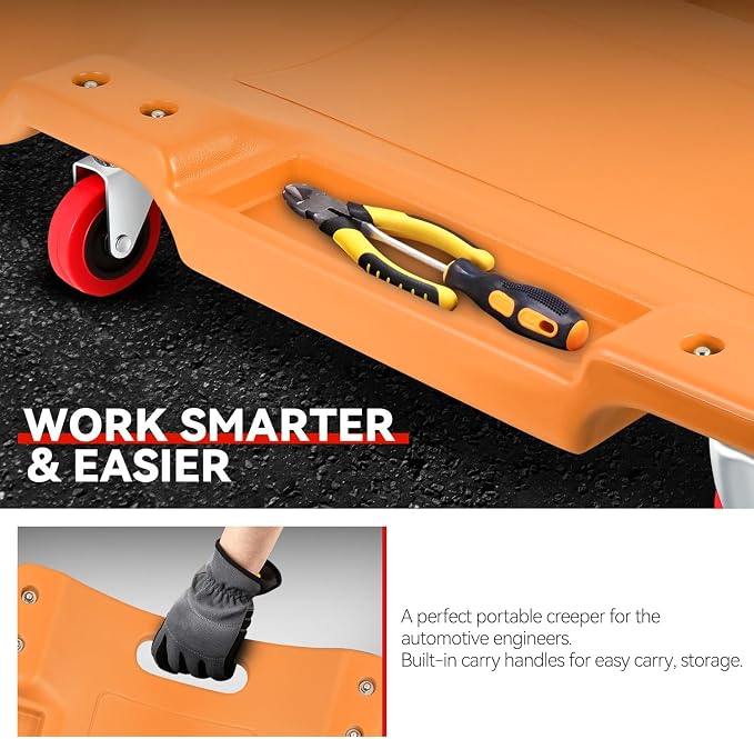 Auto Dynasty 36 Inches Mechanic Creeper, Automotive Garage Repair Low Profile - Image 4