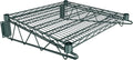 24" x 24" Green Epoxy Wire Wall Mount Shelf by Krollen+Industrial