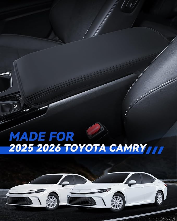 Armrest Cover for 2025 2026 Camry Accessories Center Console Middle Lid Pad - Image 2