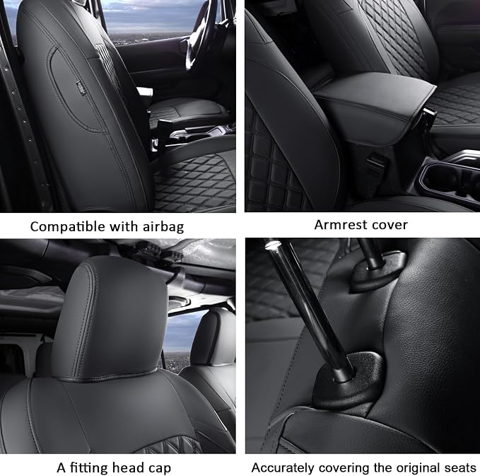 GIANT PANDA Customized Front Car Seat Covers - Image 3