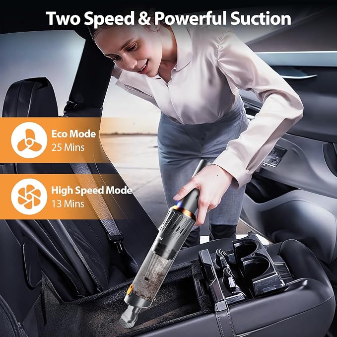 Handheld Vacuum Cordless 15000PA Car Vacuum 3-in-1 Hand Held Vacuums 1.1 Pounds - Image 3