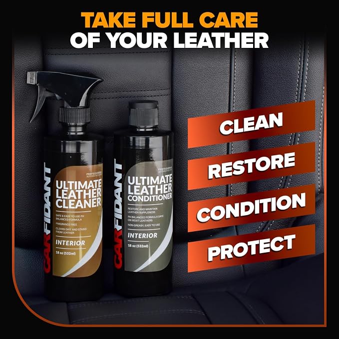 Carfidant Leather Cleaner & Conditioner Kit - Image 5