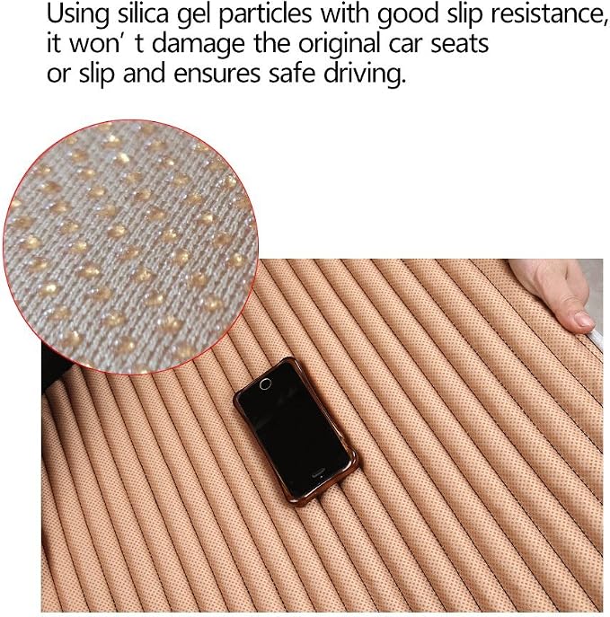 Car Seat Covers, Buckwheat Hulls Car Seat Cushion Covers Pad Mat, Ventilated - Image 3