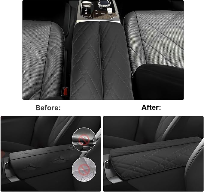 SXCY for 2022-2024 2025 BMW iX Armrest Cover 2024 2025 iX Center Console Cover - Image 2