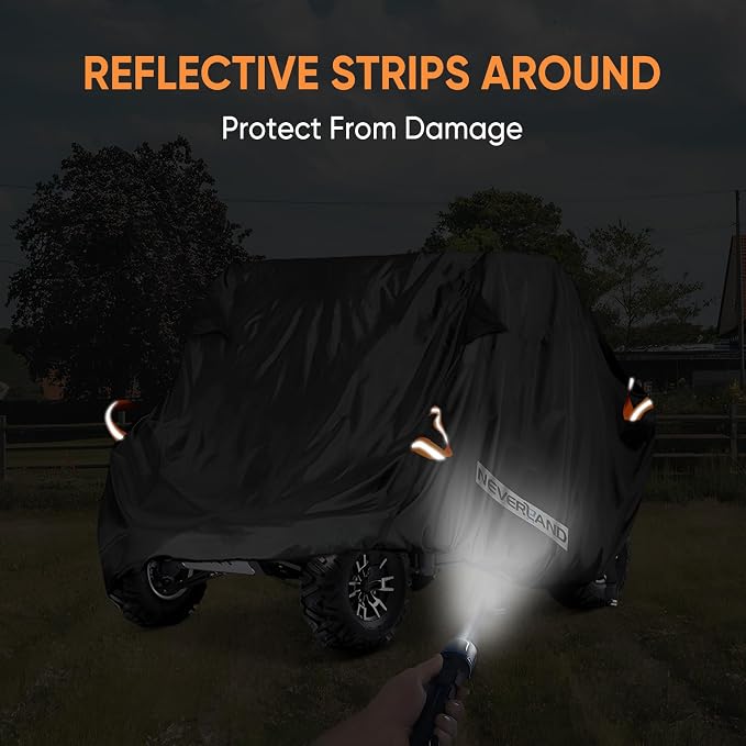 NEVERLAND UTV Cover Heavy Duty Ranger Cover Waterproof 4-6 Seater Side by Side - Image 6