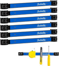 6 Pieces 12" Magnetic Tool Holder Strip, Metal Tool Organizer Rack by RechabiteMagneticTools