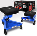 Mechanic Stool with Wheels, Hydraulic Adjustable Shop Stool on Wheels, Garage by FreekyFit