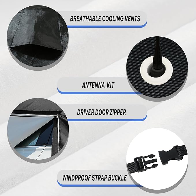 10-Layer SUV Car Cover Waterproof All Weather - Image 3