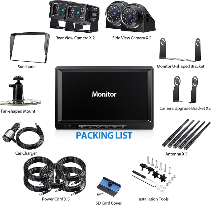9" Wireless Backup Camera System - Image 7