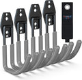 3-H Garden Hose Holder Wall Mount 4 Pack, Solid Steel Hose Hanger, Water Hose by 3-H