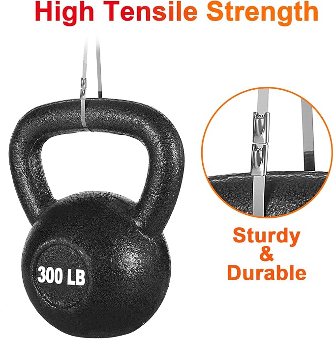 Metal Zip Ties, 304 Stainless Steel, 300 LBS Heavy Duty Double Headed - Image 3