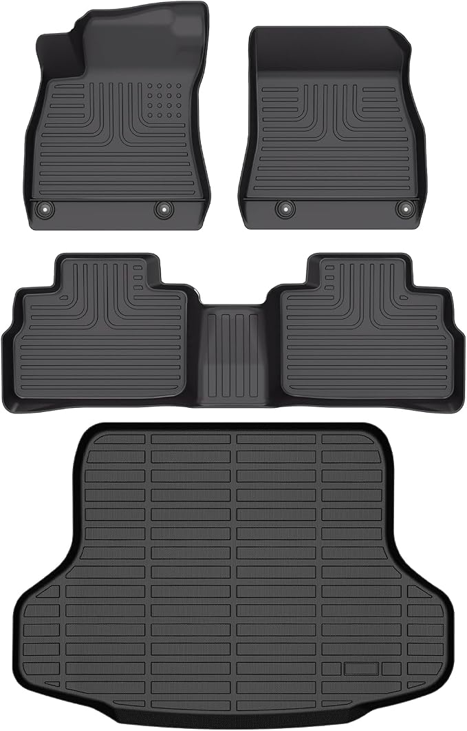 Wayhigh-All Weather Floor Mats & Cargo Liner Set by Wayhigh