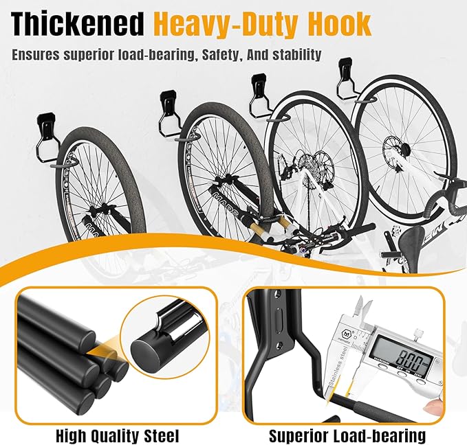 Wall Mount Bike Hooks Bike Hooks - Image 3