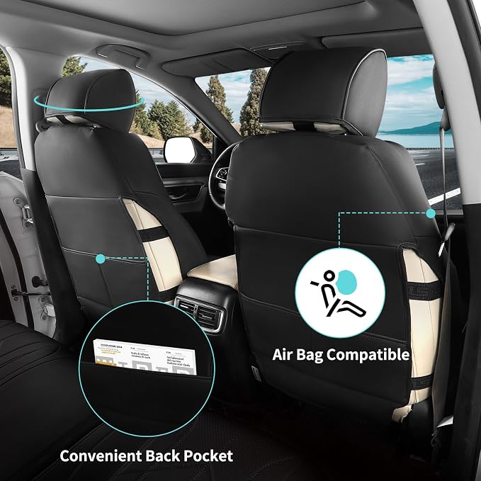 for Honda CRV Seat Covers Custom Fit 2017-2022 EXL EX LX Sport, Hybrid - Image 8