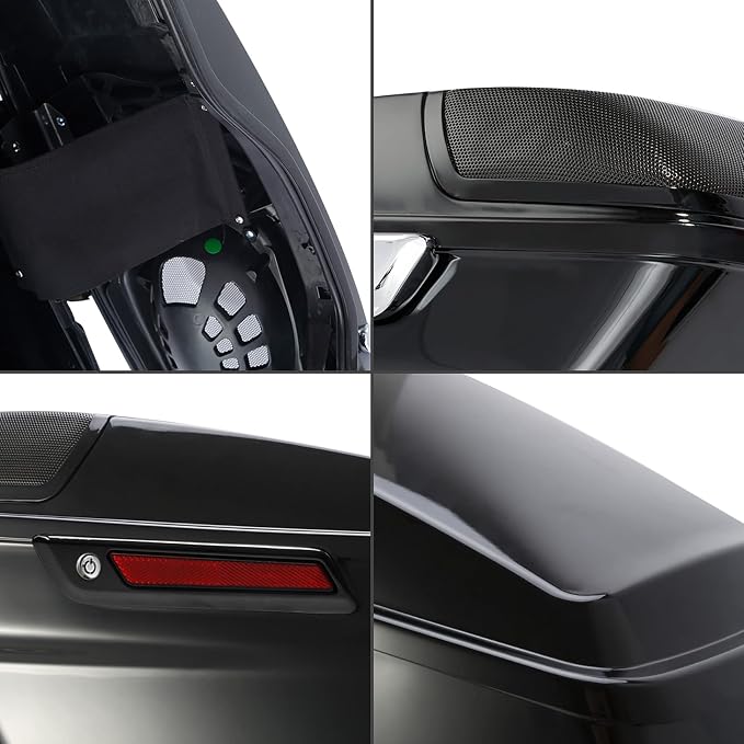 XFMT Motorcycle 4" Extended Hard Saddlebag Fit - Image 2