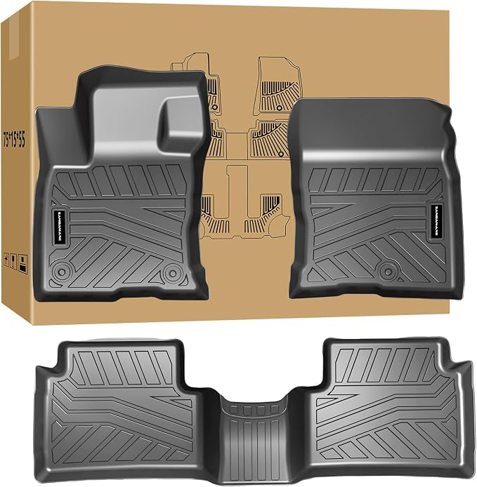 Floor Mats & Trunk Mat for 2021-2024 2025 Ford Bronco Sport Only Fit Sport by SANBAN-AXE