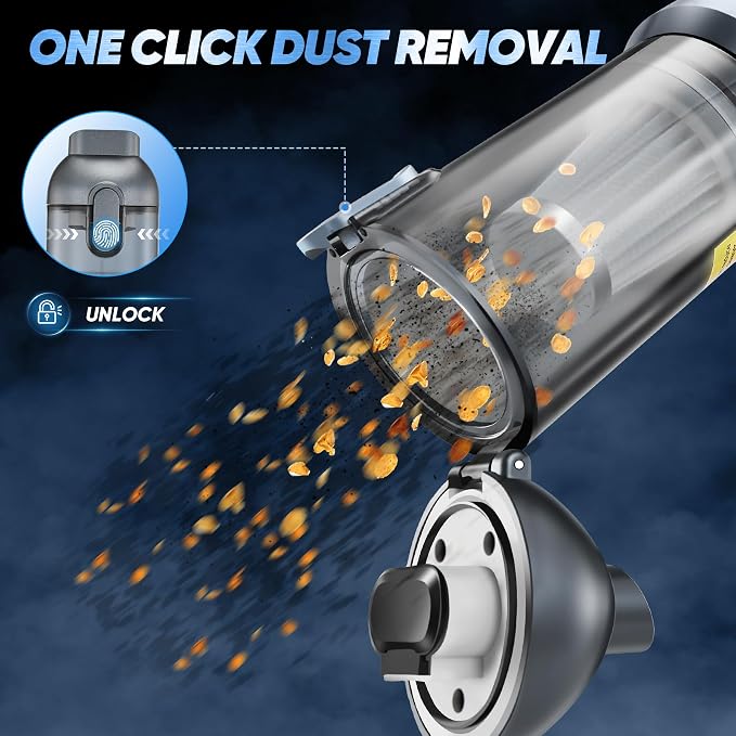Saker Car Vacuum Cleaner Portable Cordless 14000PA, 3 in 1 Handheld Car Vacuum - Image 3