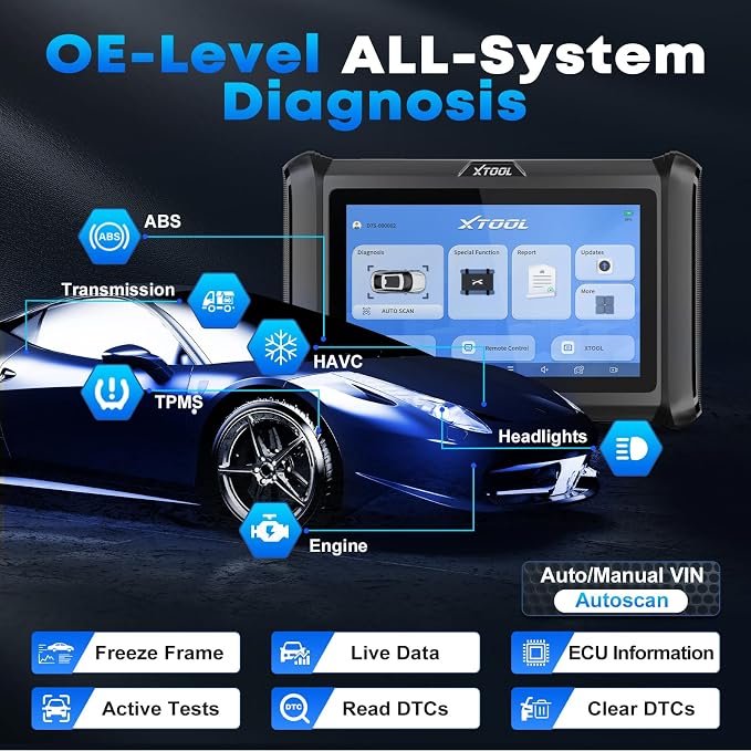 XTOOL D7S Bidirectional Scan Tool, 2025 OBD2 Scanner Diagnostic Tool - Image 6