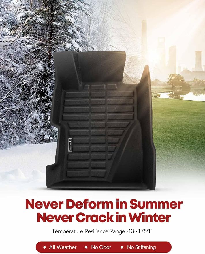 YHTAUTO Automotive All Weather Floor Mats Compatible - Image 8