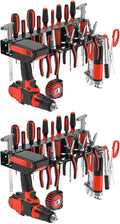 2Pcs Metal Screwdriver Organizer, Wall Mount Plier Organizer Hammer Holder by VeyFolzinst