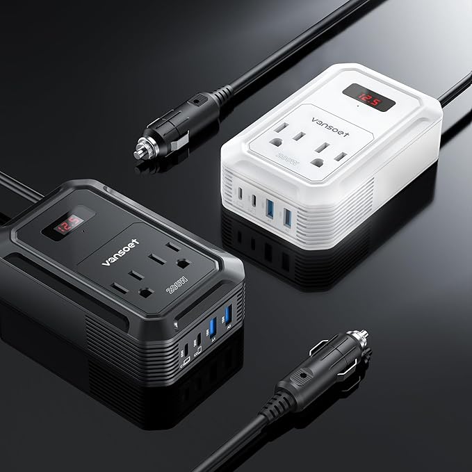 200W Car Power Inverter DC 12V to 110V AC Inverter - Image 2