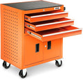 DNA MOTORING 3-Drawer Rolling Tools Chest, Rolling Tool Storage Cabinet by DNAMOTORING