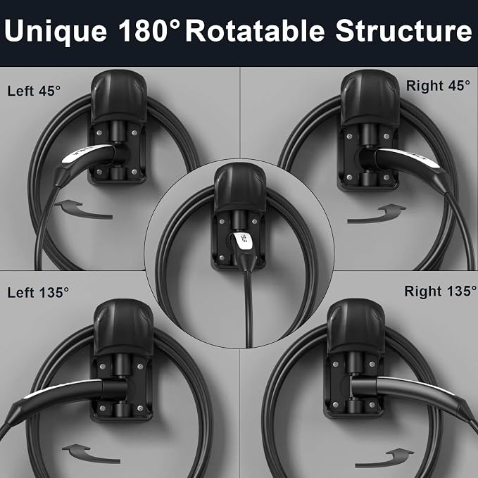 Tesla Charger Holder Wall Mount Tesla Charging Cable Organizer - Image 9