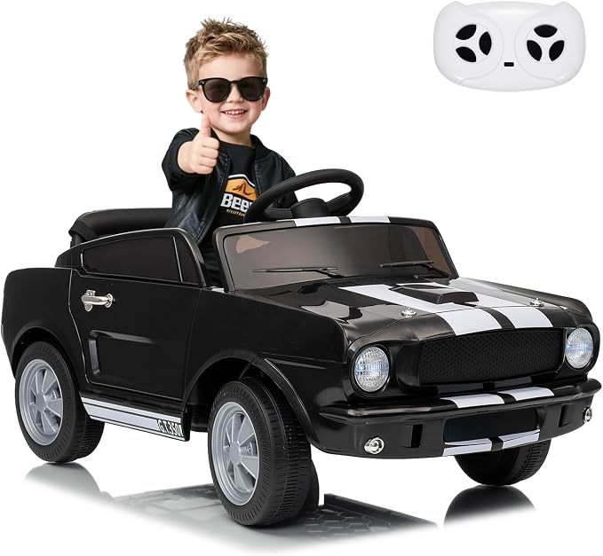 12V Ride on Car Licensed Shelby GT350, Battery Powered Ride On Toy by Garvee