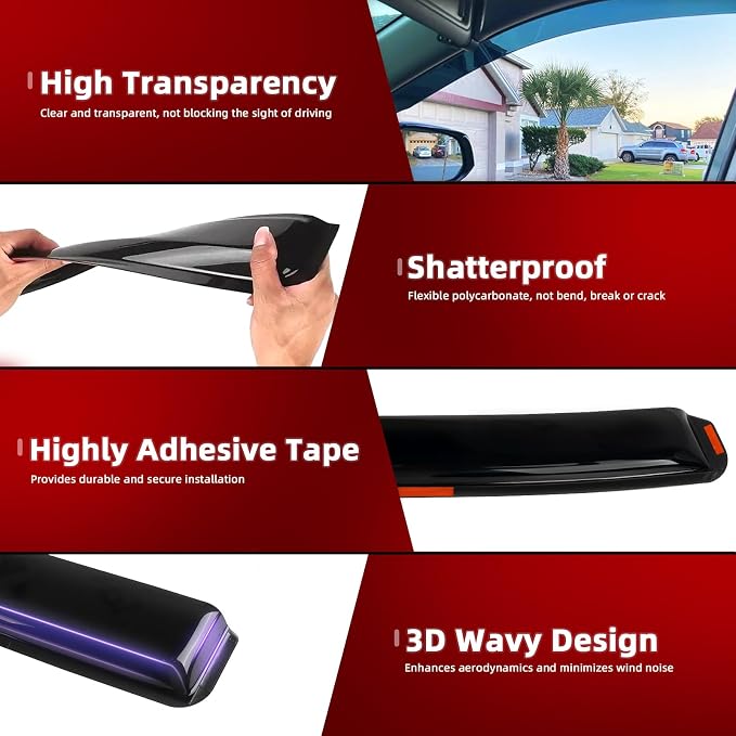 in Channel Window Visors Rain Guards - Image 4
