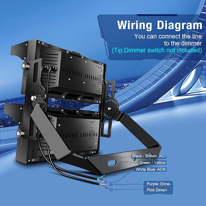 900W Led Stadium Lights, IP66 High Power Outdoor Sport Court Arena Light - Image 7