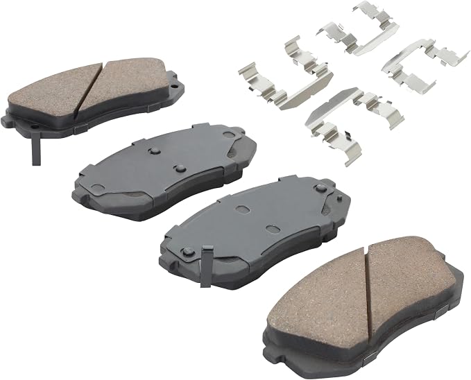 Premium Ceramic Front Brake Pads Compatible - Image 2