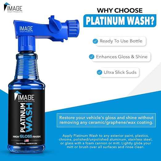 Image Wash Products - 16oz Platinum Wash Car Soap – Car Wash Foam Soap - Image 2