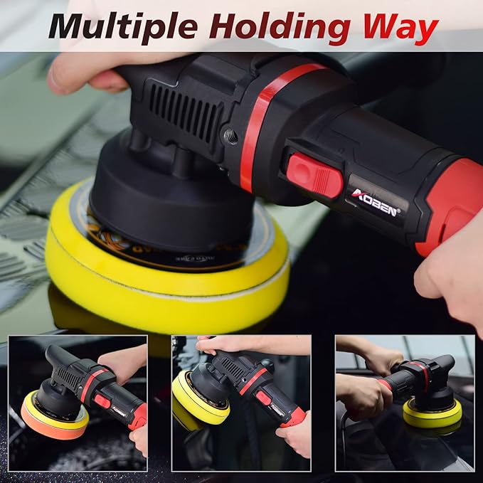 AOBEN Car Buffer Polisher, 6 inch Dual Action Polisher, Random Buffer Polisher - Image 4
