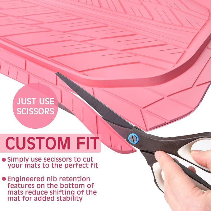CAR PASS DeepDish Pink Floor Mats - Image 7