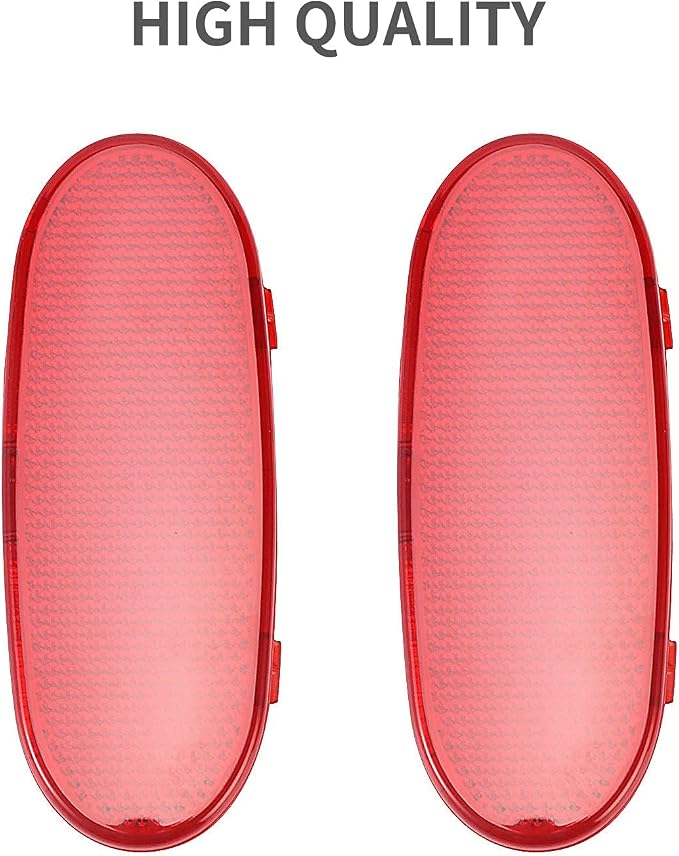 Car Front Interior Door Panels Reflector Red Inner Door Panel Reflector Plate - Image 5