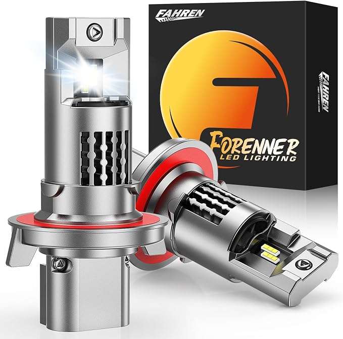 forenner Fahren H13/9008 LED Bulb Hi/Lo Beam, 900% Super Brighter 6500K by FAHRENFORENNER