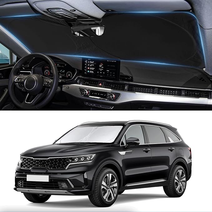 Custom Fit Sorento Windshield Sunshade by INSAUTO