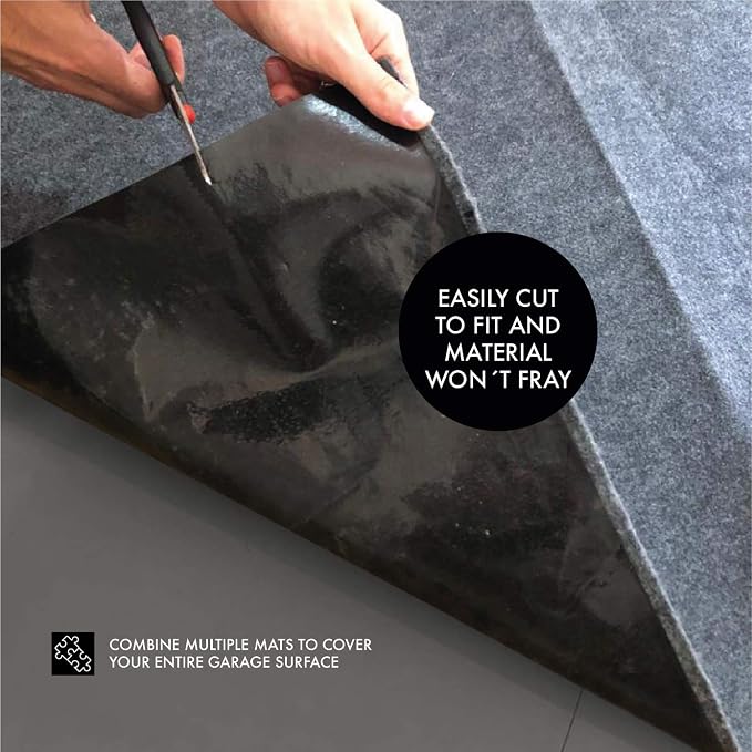 Large Garage Floor Mat, 2 Rolls, Heavy Duty Waterproof Protector, Non-Slip - Image 6