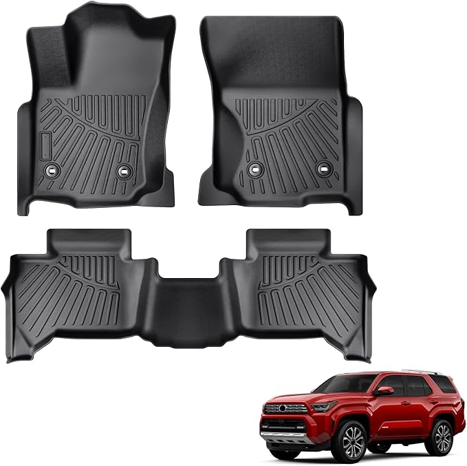 Floor Mats for 4Runner 2025, All Weather Floor Mats Floor Liners Compatible by HOME