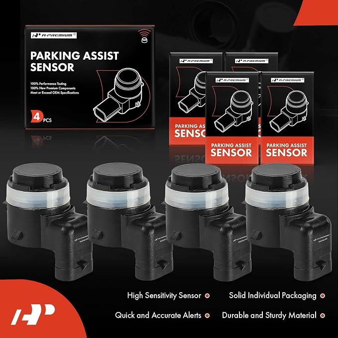 A-Premium 4-PC Reverse Backup Parking Assist Sensor Compatible - Image 3