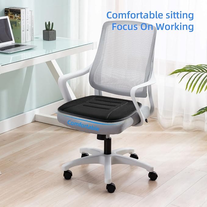 KAYI Car Seat Cushion, Memory Foam Car Seat Cushion, Anti Slip Rubber Bottom - Image 6