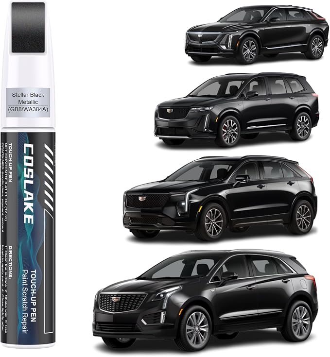 Car Touch Up Paint) for Cadillac, Car Paint Scratch Repair Kit, Quick & Easy by COSLAKE