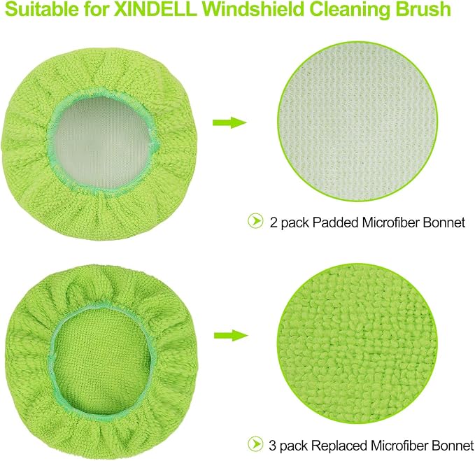 XINDELL 5 Pack Microfiber Pads – Replacement Heads Cover - Image 2