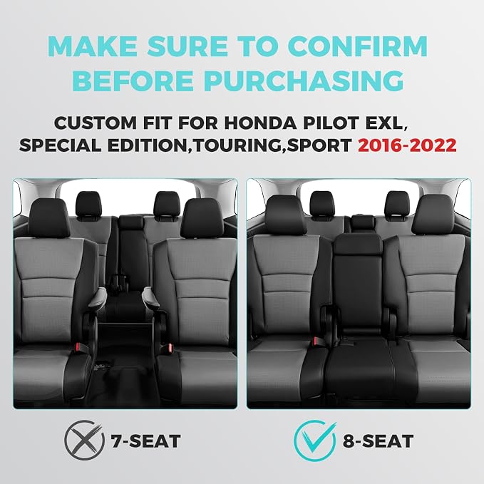 for Honda Pilot Seat Covers - Image 2