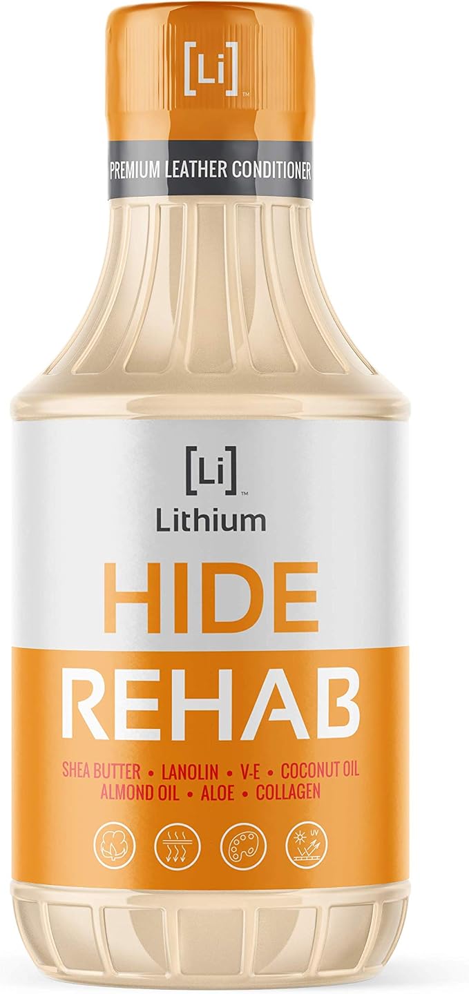 Lithium Hide Rehab Car Leather Cleaner and Conditioner by LithiumAutoElixirs