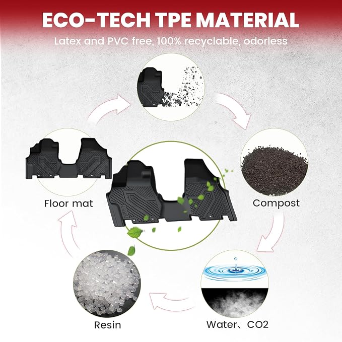 LASFIT Floor Mats & Trunk Mat for Honda Odyssey 2011 2012 2013 2014 2015 2016 - Image 7