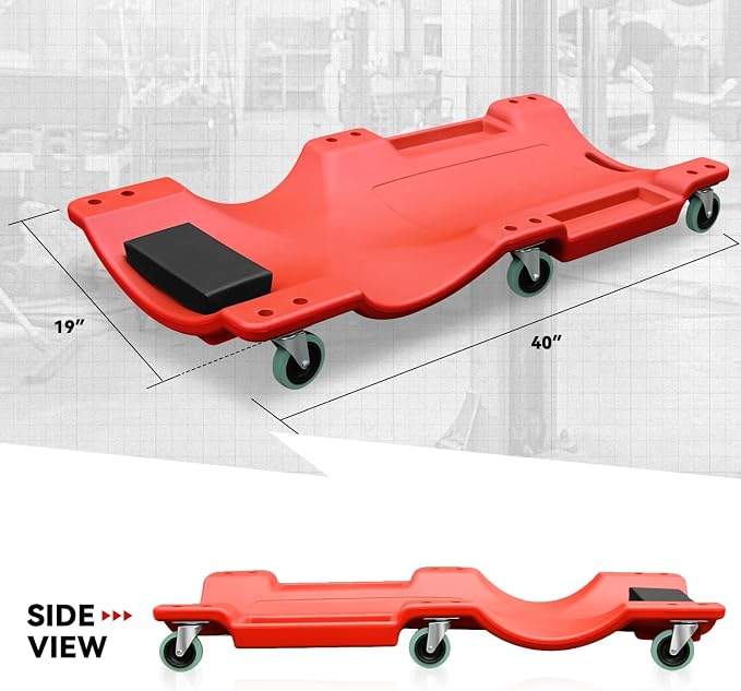 Auto Dynasty 40 Inches Mechanic Creeper, Automotive Garage Repair Low Profile - Image 7